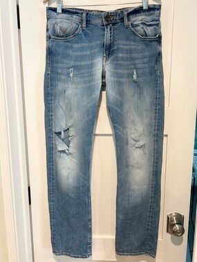 Guess Regular Straight Distressed Jeans 33x32